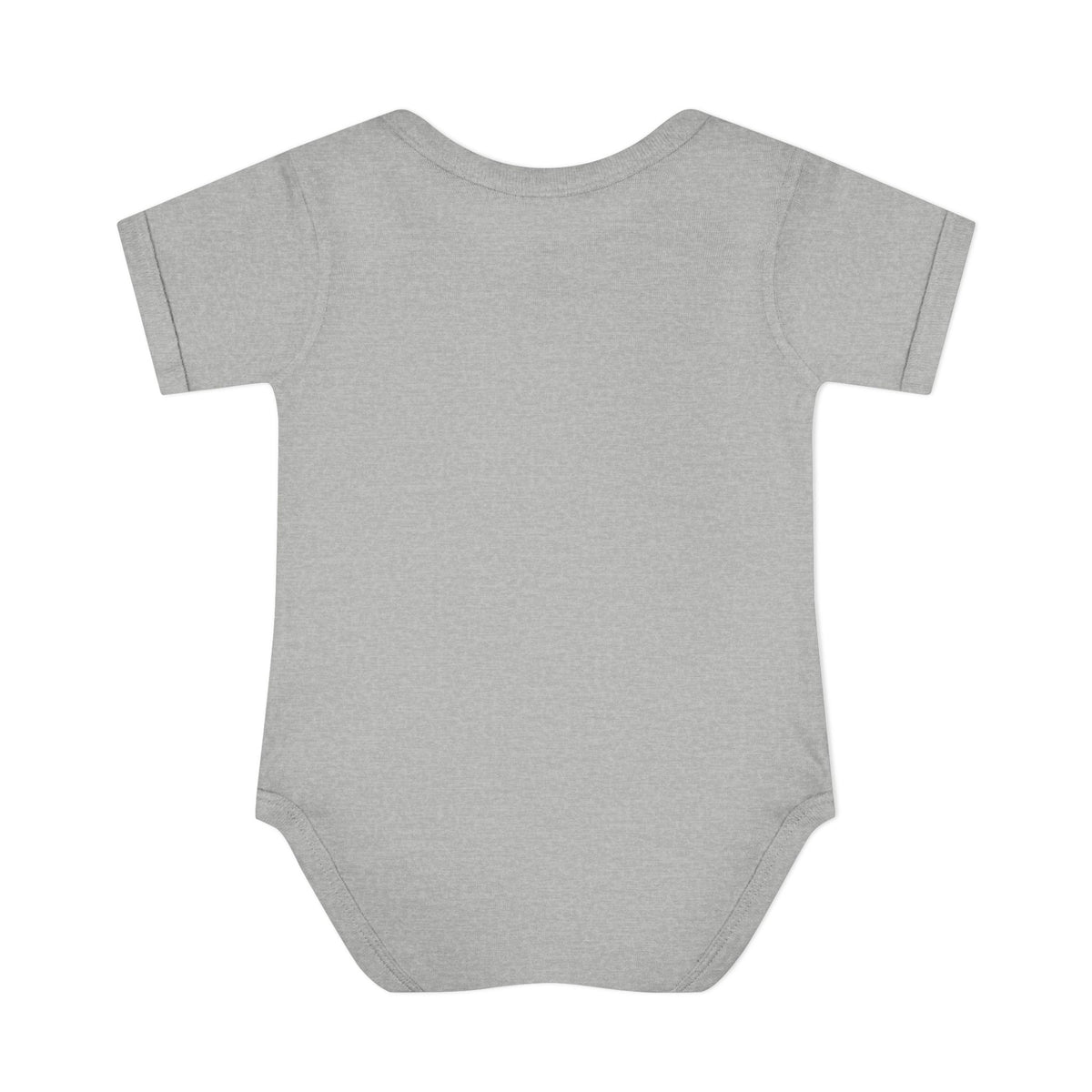 Baby Boo Cute Ghost Baby Halloween Bodysuit in Heather, back