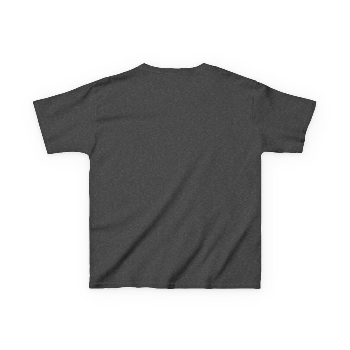 Boo Crew Cute Ghost Kids Halloween T-Shirt in Dark Heather, back