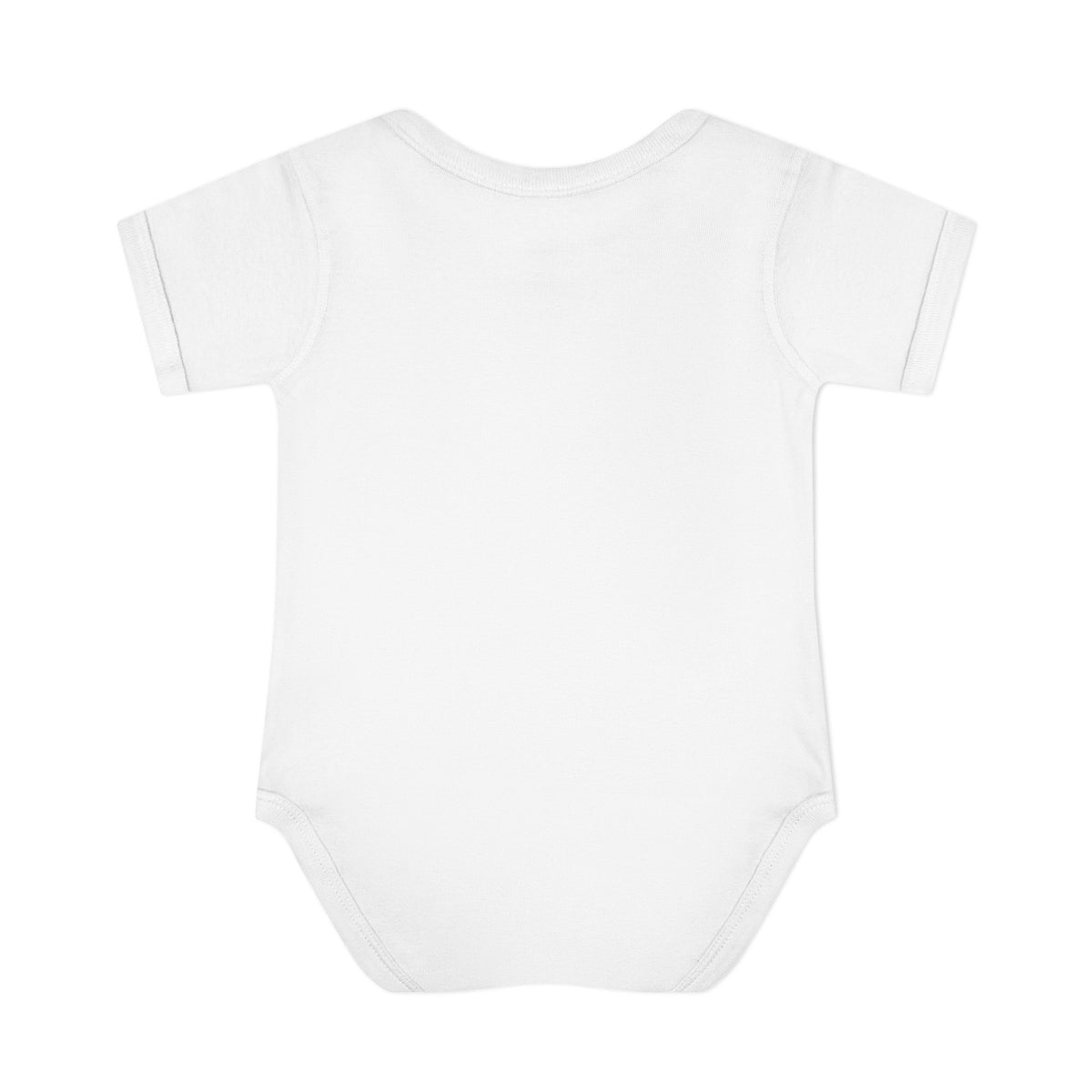 Undead-orable Zombie Kitten Baby Halloween Bodysuit in White, back