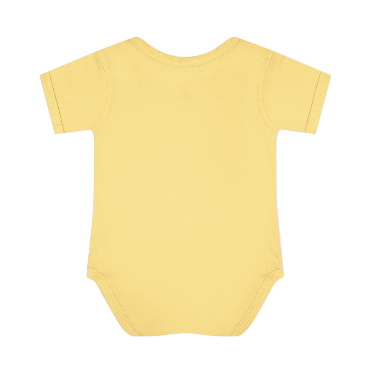Undead-orable Zombie Kitten Baby Halloween Bodysuit in Banana, back